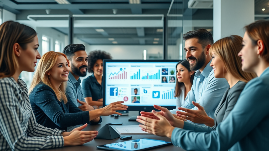 insightful marketing team meeting digital marketing social media marketing raleigh