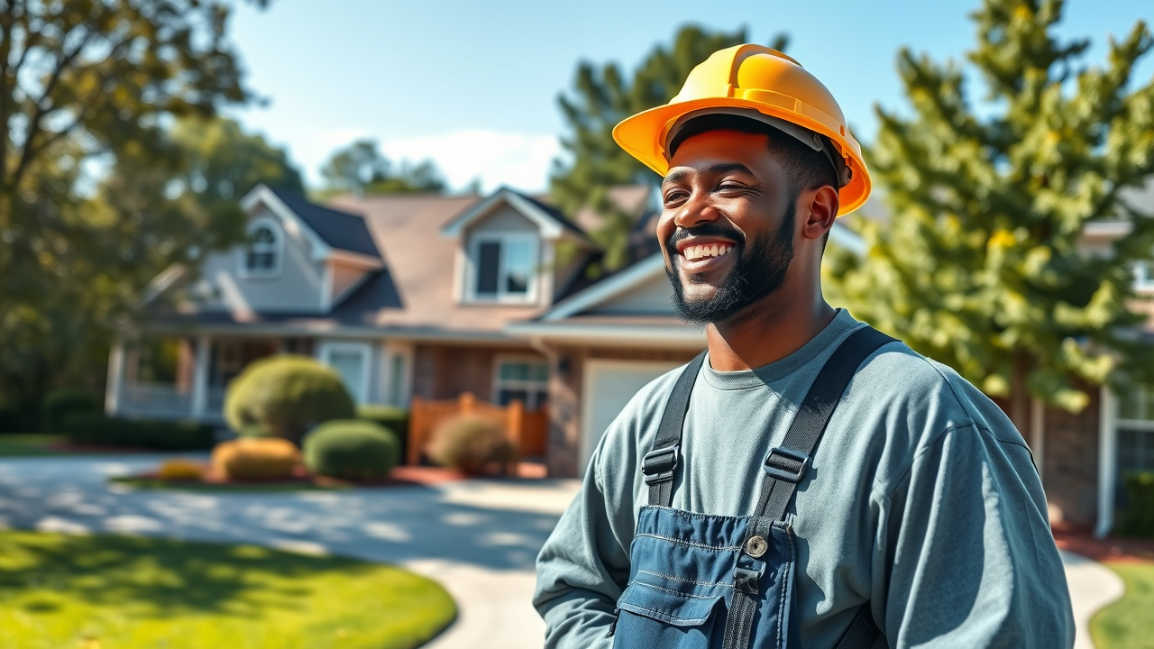 Raleigh roofing contractor consulting homeowner during roof inspection