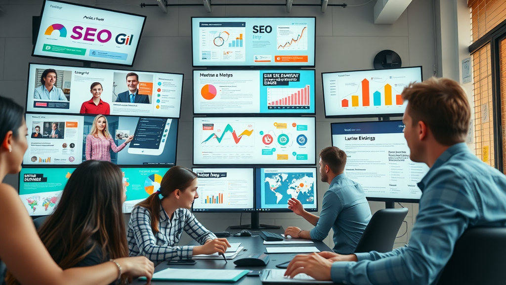 integrated digital marketing campaign in Raleigh, team at work across social media, SEO, email, and graphic design
