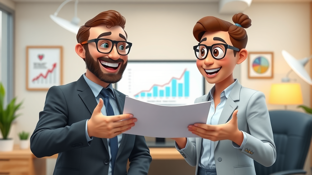 Savvy Raleigh business owner interviewing a digital marketing agency representative, demonstrating key decision-making in agency selection.