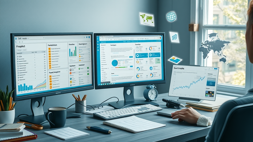 seo tools, checklists, apps on monitor, local SEO resources
