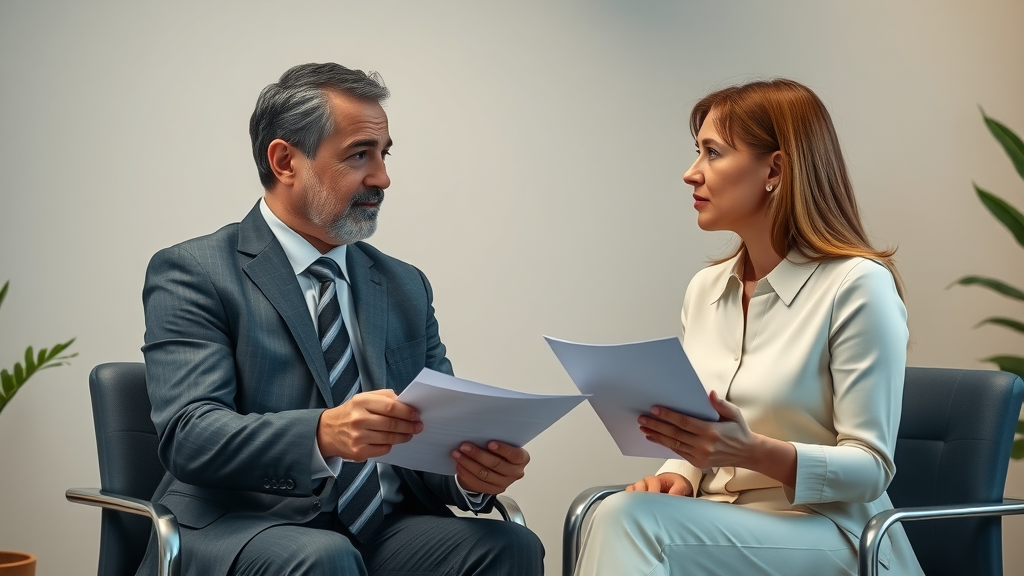 Personal injury attorney client meeting for personal injury law video content