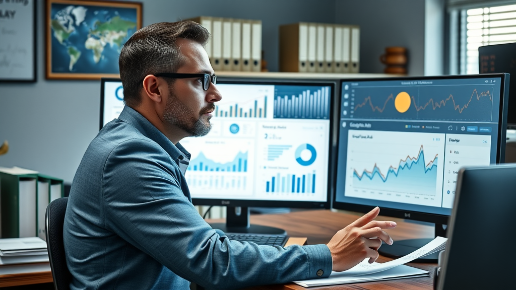 Professional marketer analyses google ads campaign for law firm in Charlotte office