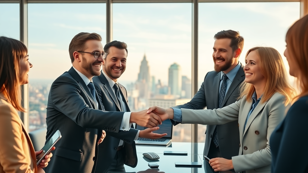 Charlotte law firm partners and marketing experts celebrate digital marketing agency success