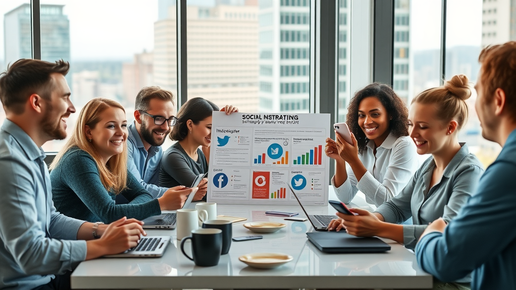 Engaged Raleigh marketing team reviewing advertising strategies for small business — Raleigh small business marketing tips