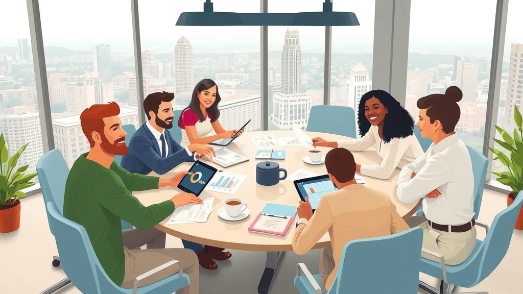 Modern infographic of Raleigh small business marketing strategies and tools — collaboration and results, Raleigh small business marketing tips